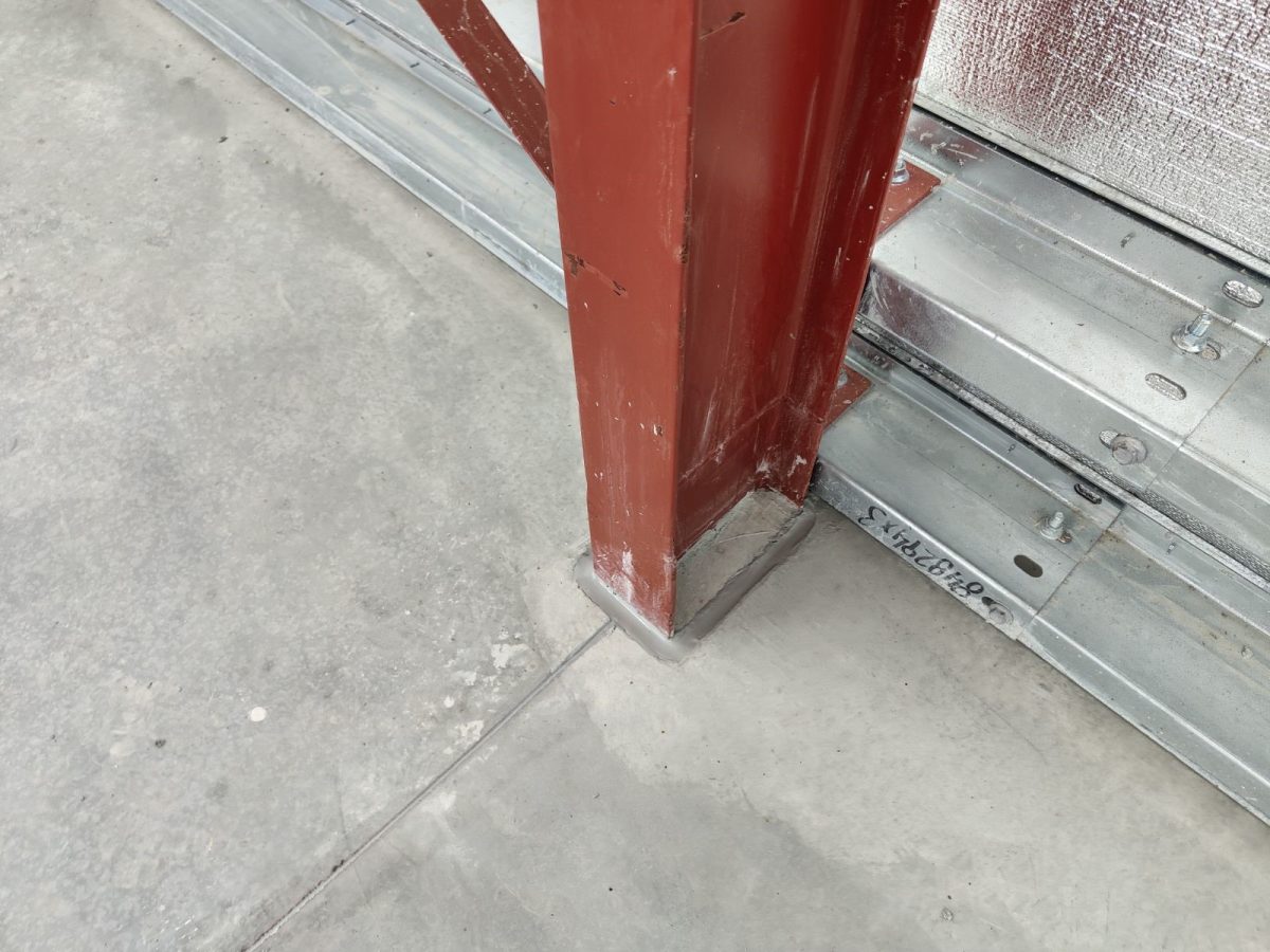 Concrete Slab & Steel Bollard Joint Sealing