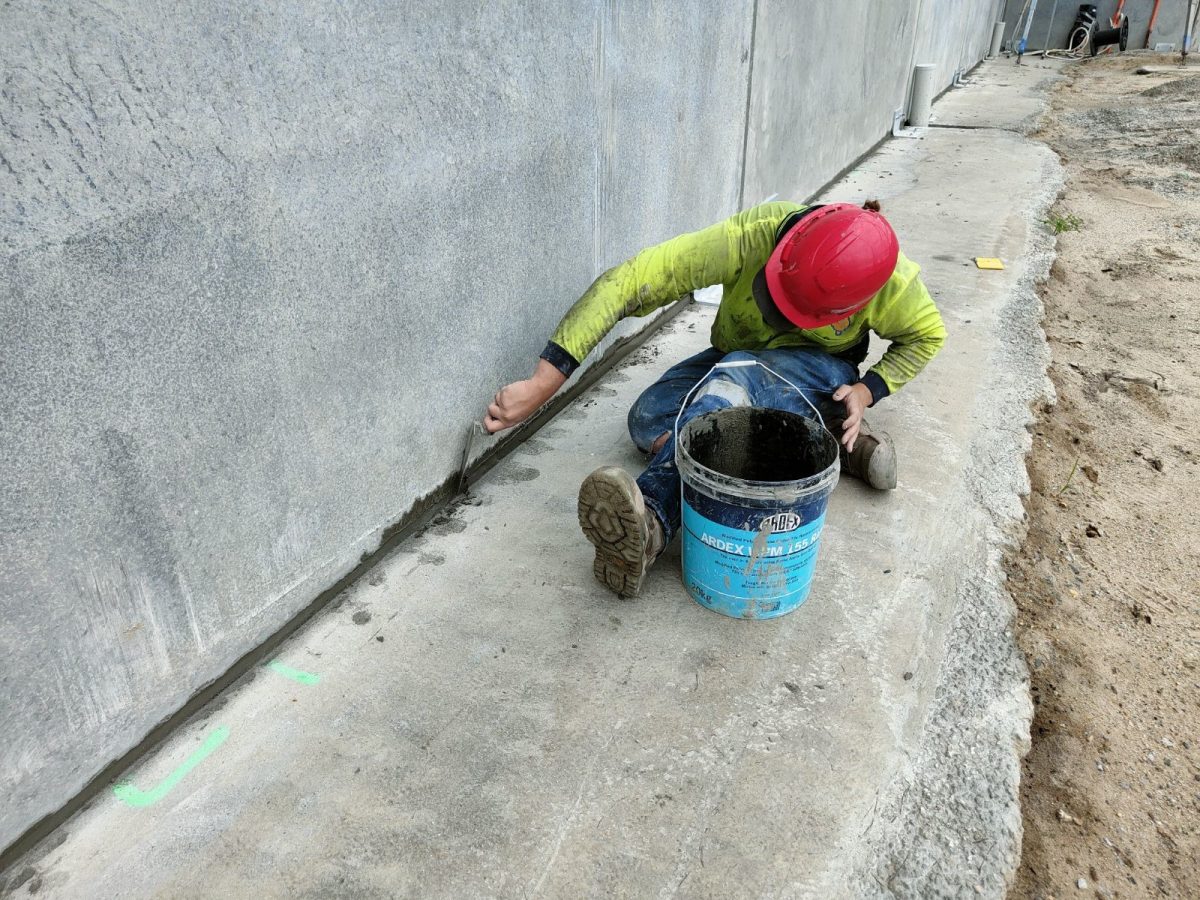 Dry Packing of Grout in Maddington