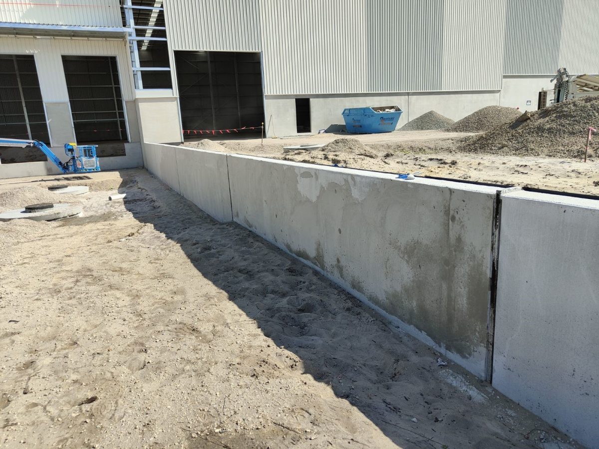 Skim Coating the Honeycombing of Concrete Panels
