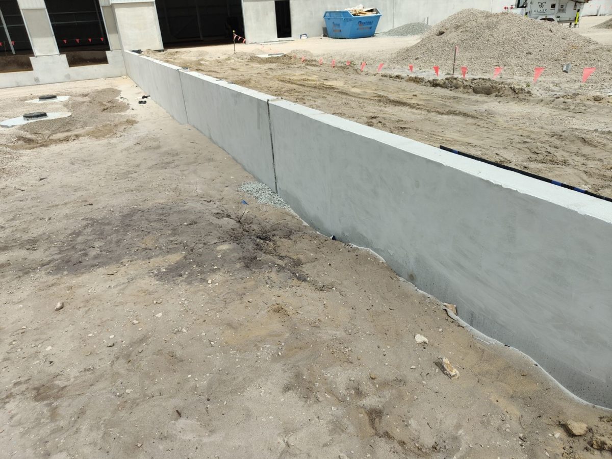 Skim Coating the Honeycombing of Concrete Panels